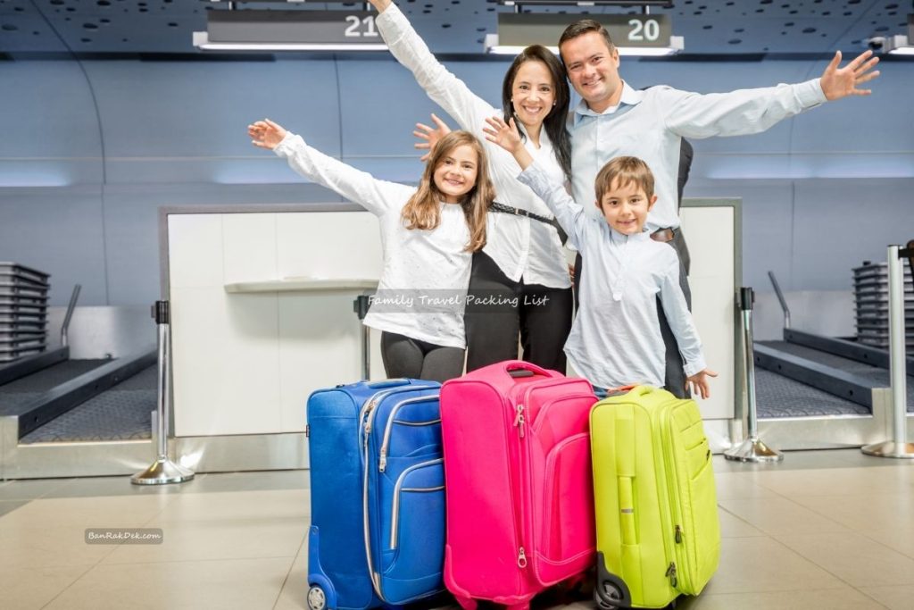 Family Travel Packing List